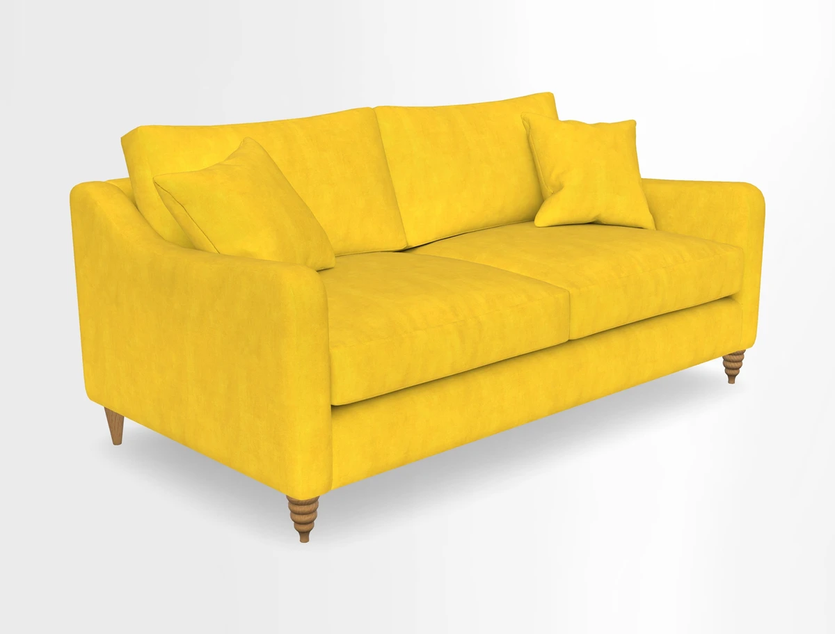 Rye 3 Seater Sofa in Herringbone Shadow