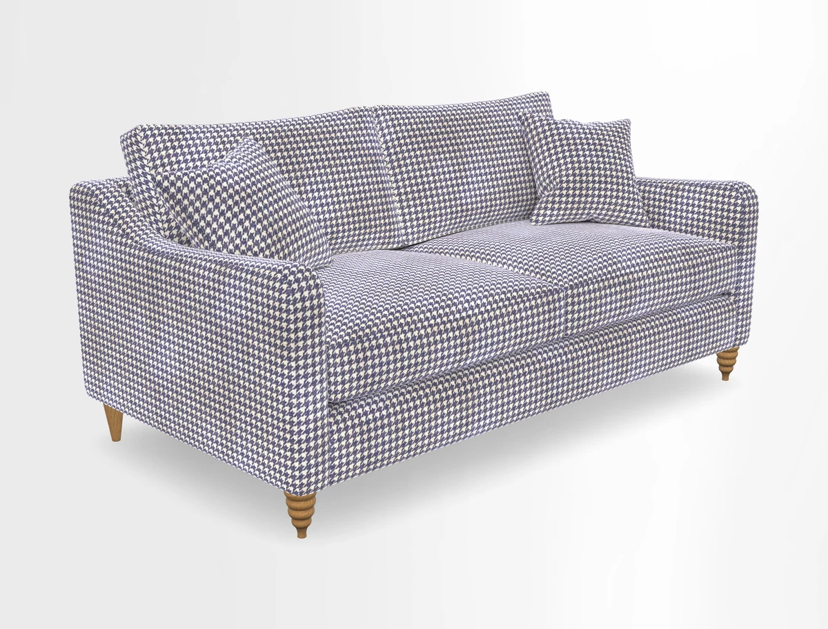 Rye 3 Seater Sofa in Herringbone Shadow