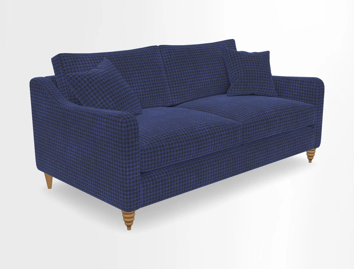 Rye 3 Seater Sofa in Herringbone Shadow