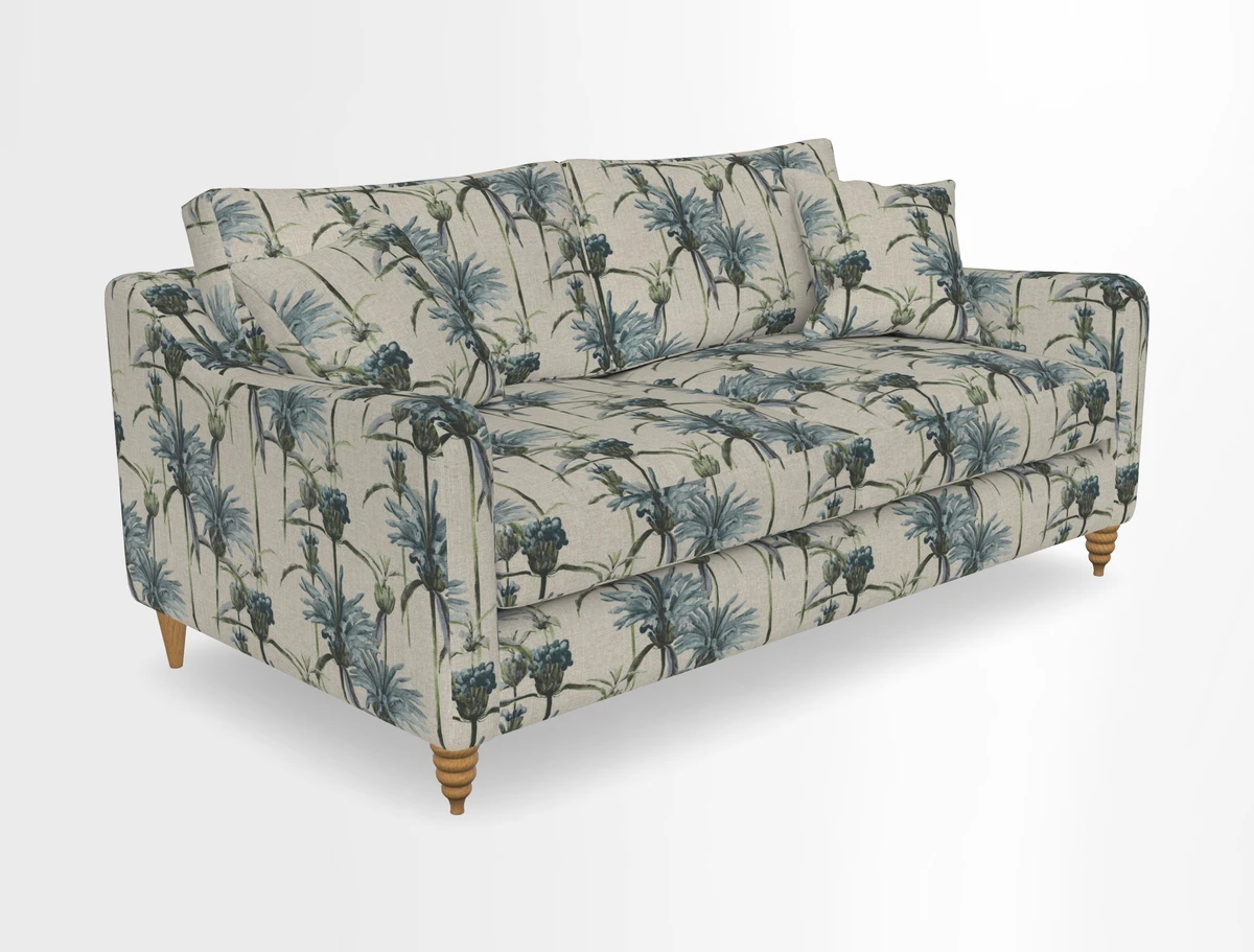 Rye 3 Seater Sofa in Herringbone Shadow