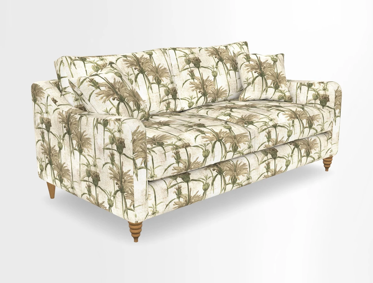 Rye 3 Seater Sofa in Herringbone Shadow