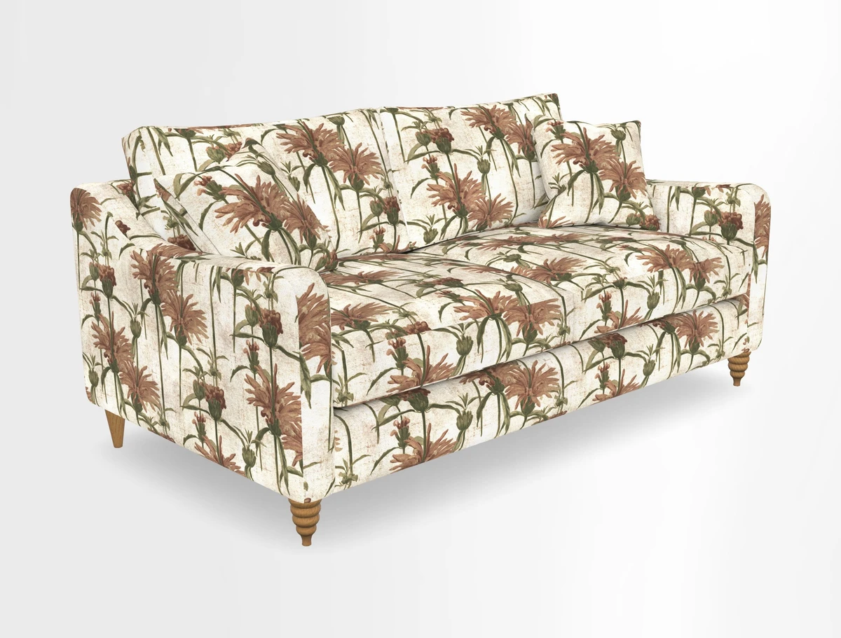 Rye 3 Seater Sofa in Herringbone Shadow