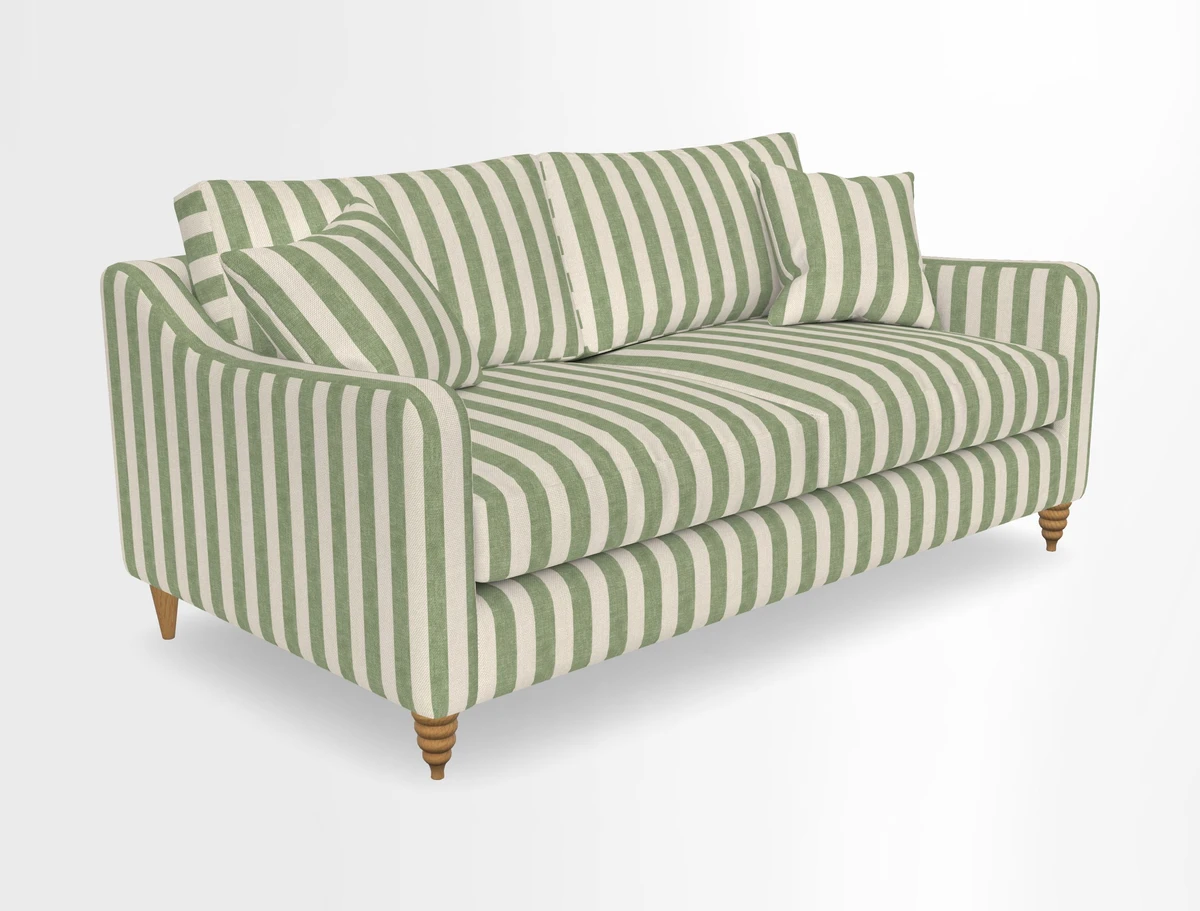 Rye 3 Seater Sofa in Herringbone Shadow
