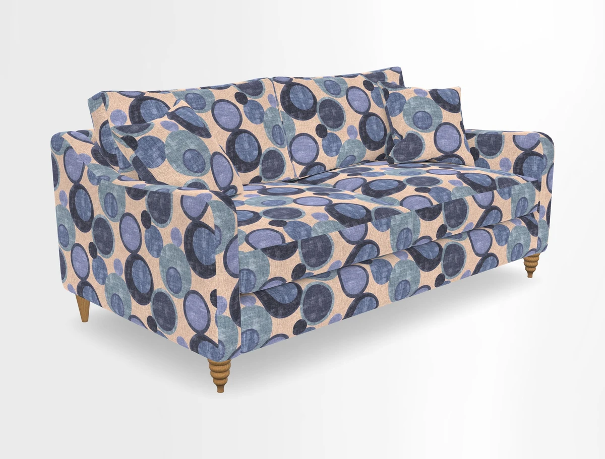 Rye 3 Seater Sofa in Herringbone Shadow