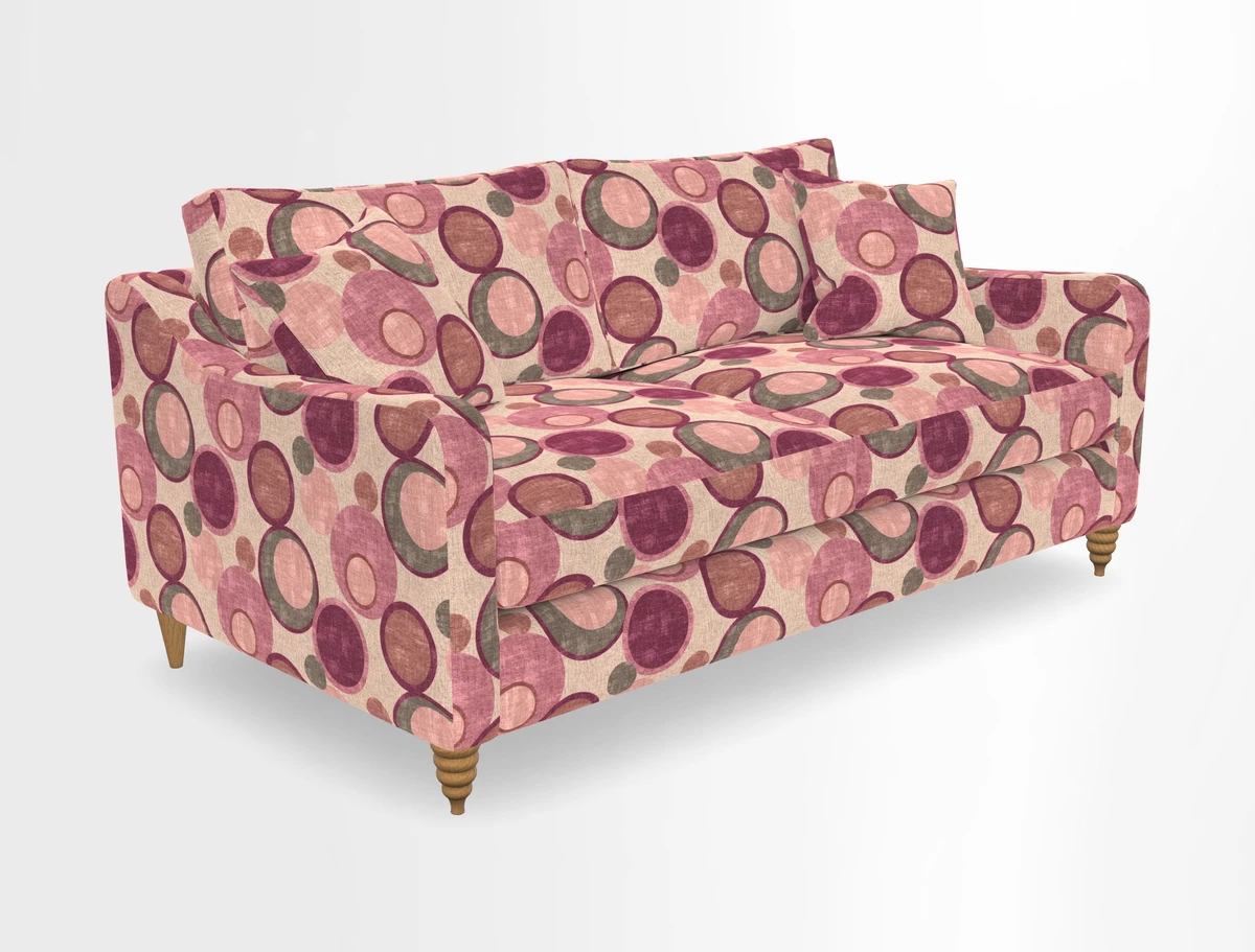 Rye 3 Seater Sofa in Herringbone Shadow
