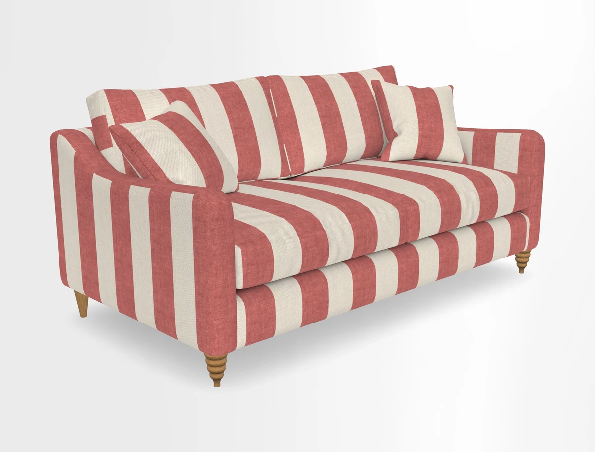 Rye 3 Seater Sofa in Herringbone Shadow