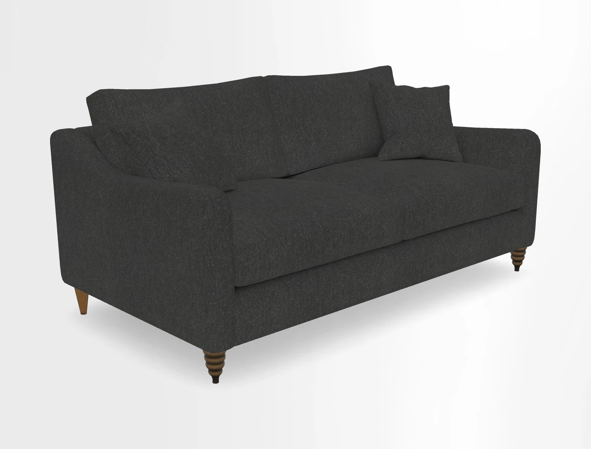 Rye 3 Seater Sofa in Herringbone Shadow