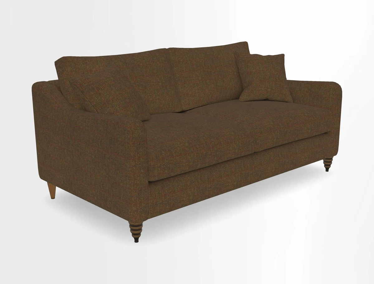 Rye 3 Seater Sofa in Herringbone Shadow