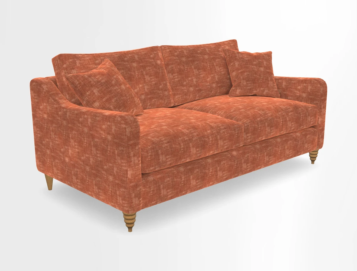 Rye 3 Seater Sofa in Herringbone Shadow
