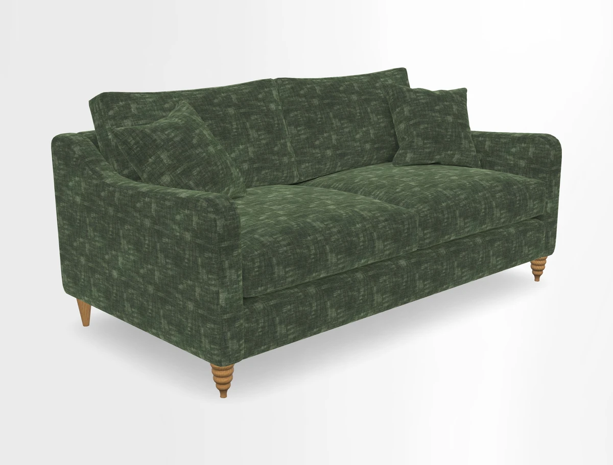 Rye 3 Seater Sofa in Herringbone Shadow