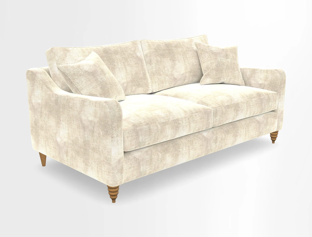 Rye 3 Seater Sofa in Herringbone Shadow