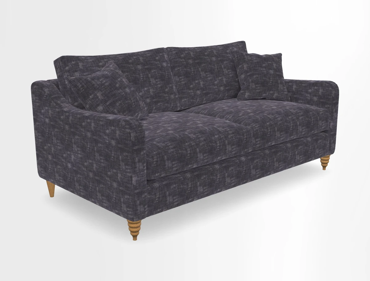 Rye 3 Seater Sofa in Herringbone Shadow