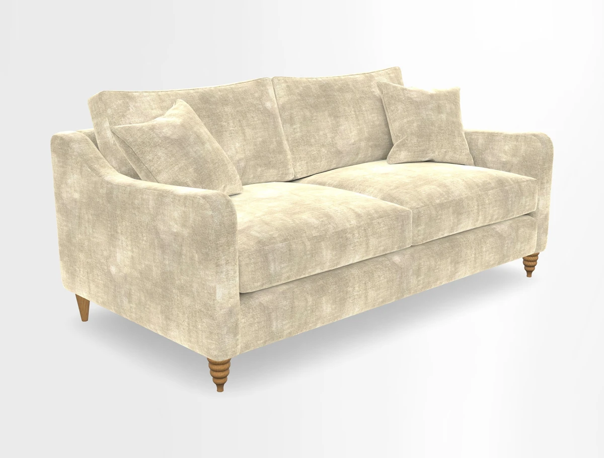 Rye 3 Seater Sofa in Herringbone Shadow