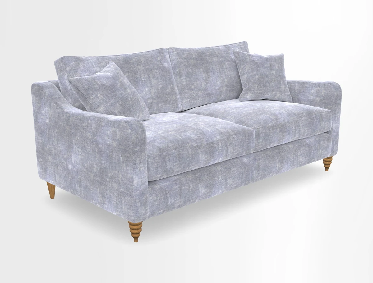 Rye 3 Seater Sofa in Herringbone Shadow