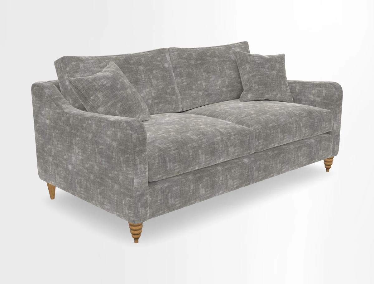 Rye 3 Seater Sofa in Herringbone Shadow