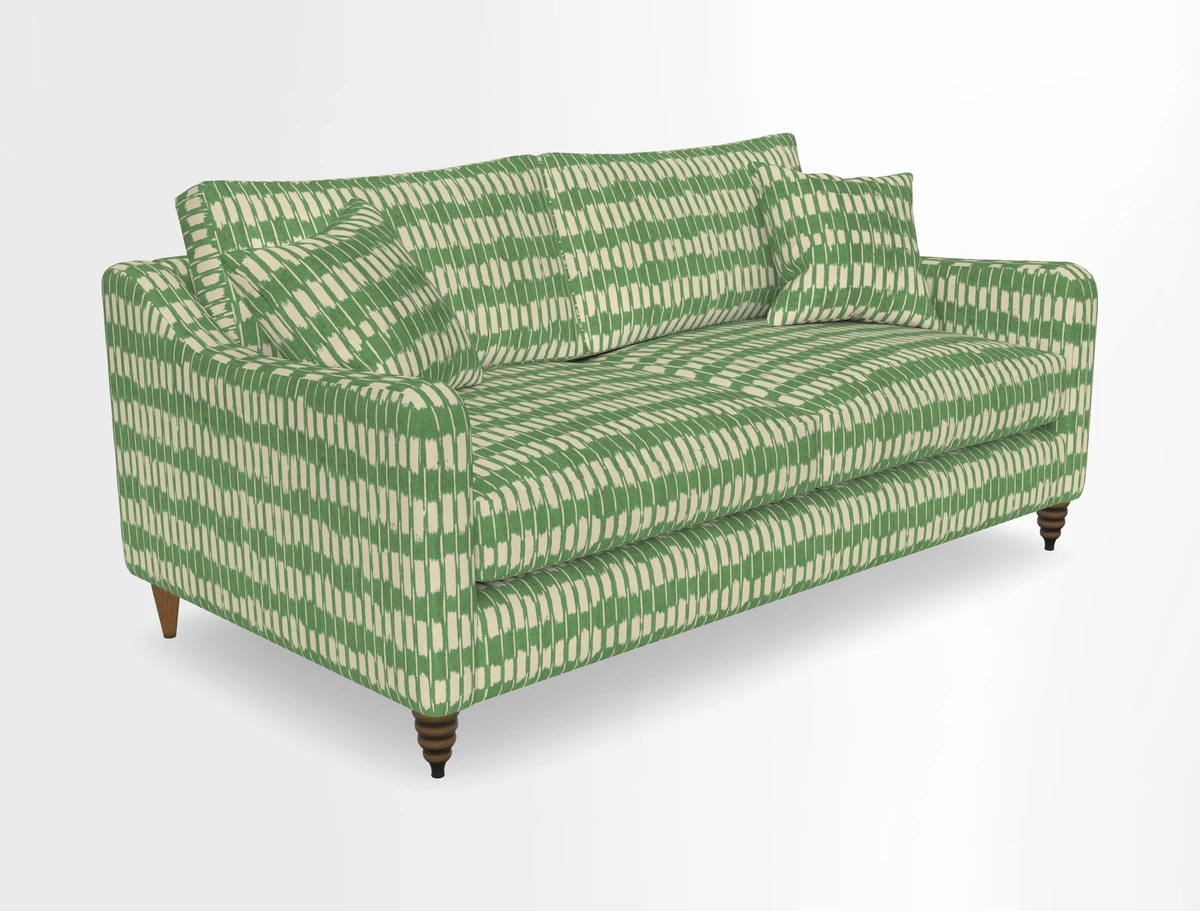 Rye 3 Seater Sofa in Herringbone Shadow