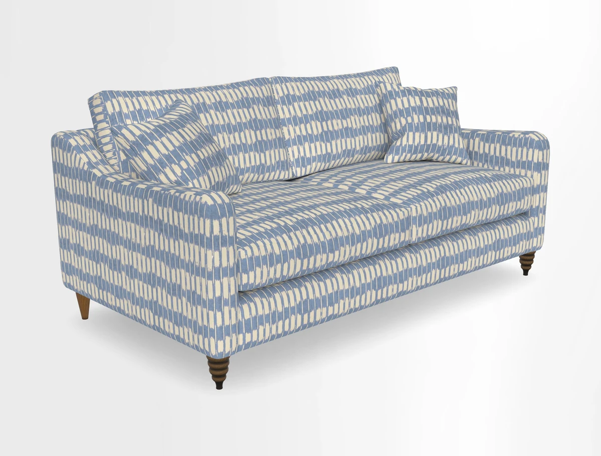 Rye 3 Seater Sofa in Herringbone Shadow