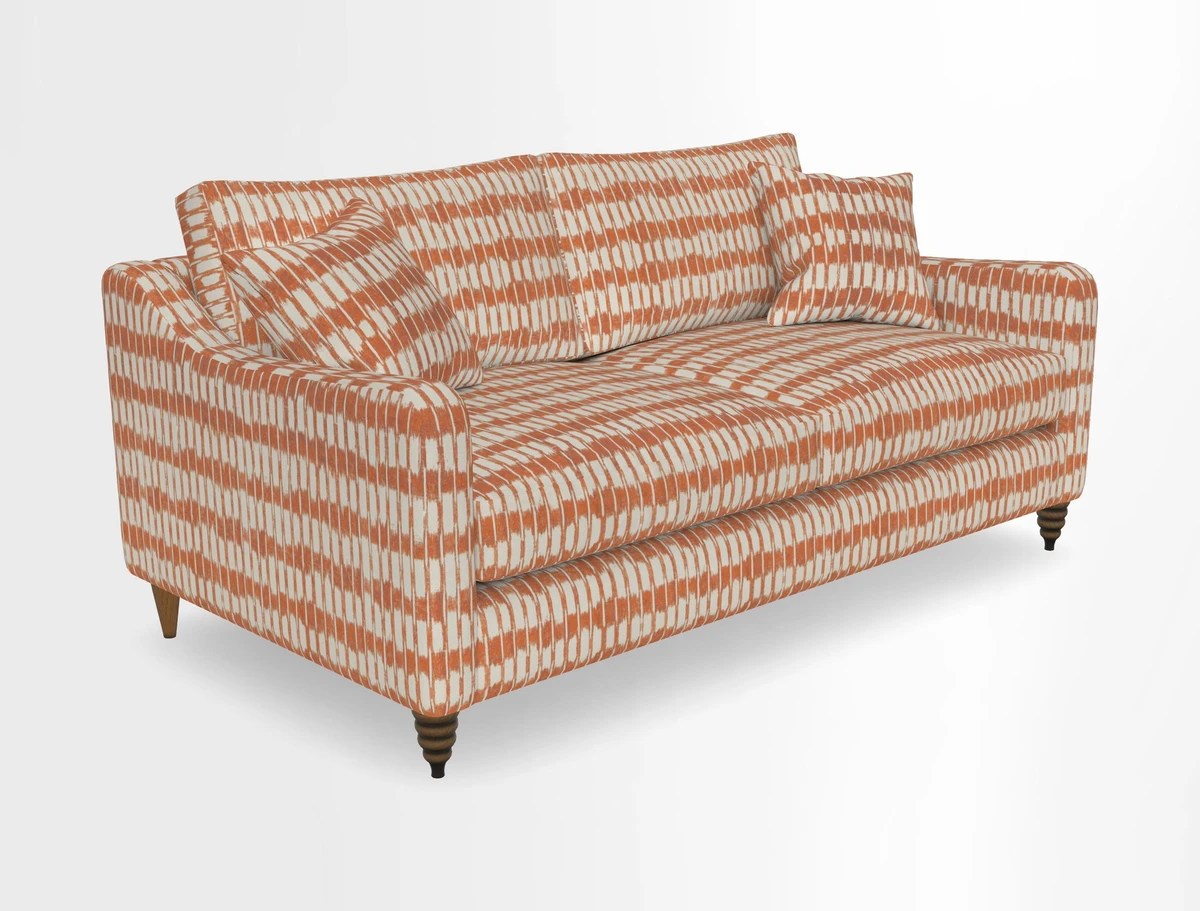 Rye 3 Seater Sofa in Herringbone Shadow