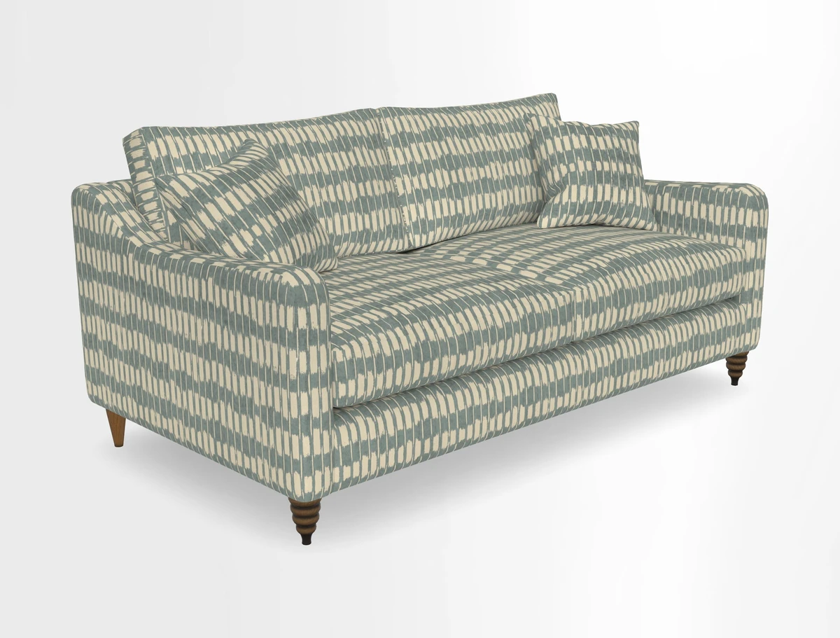 Rye 3 Seater Sofa in Herringbone Shadow