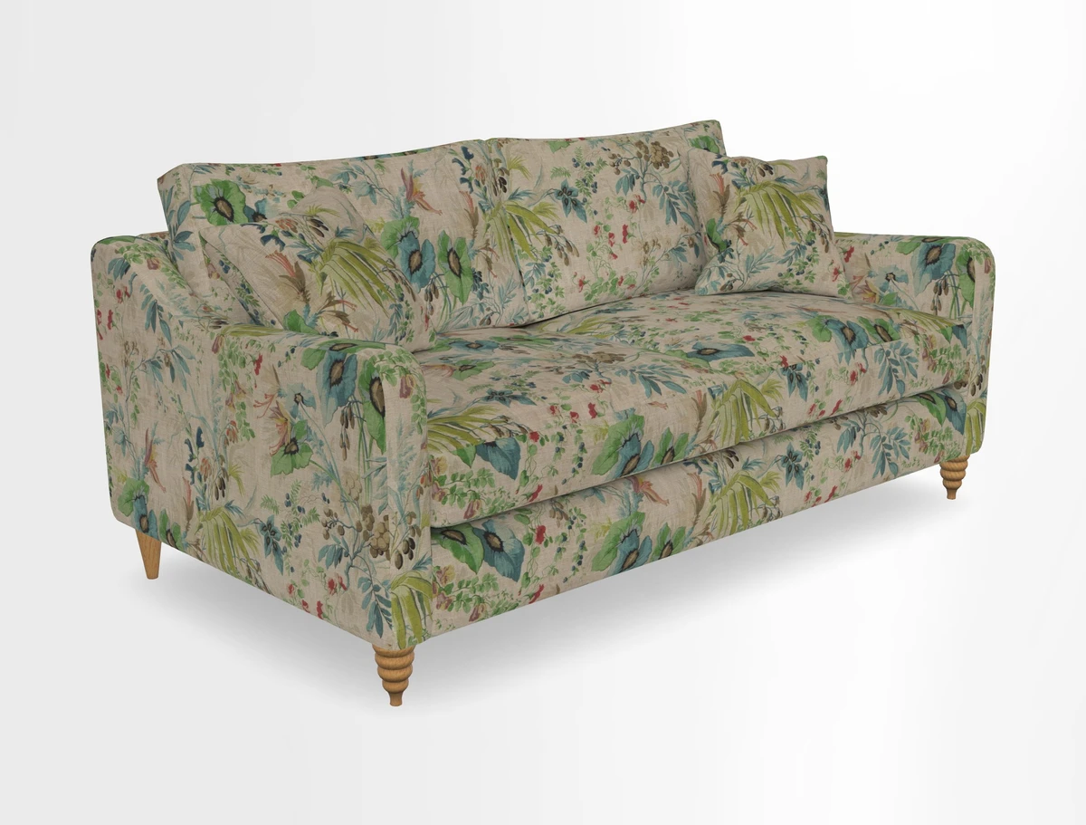 Rye 3 Seater Sofa in Herringbone Shadow