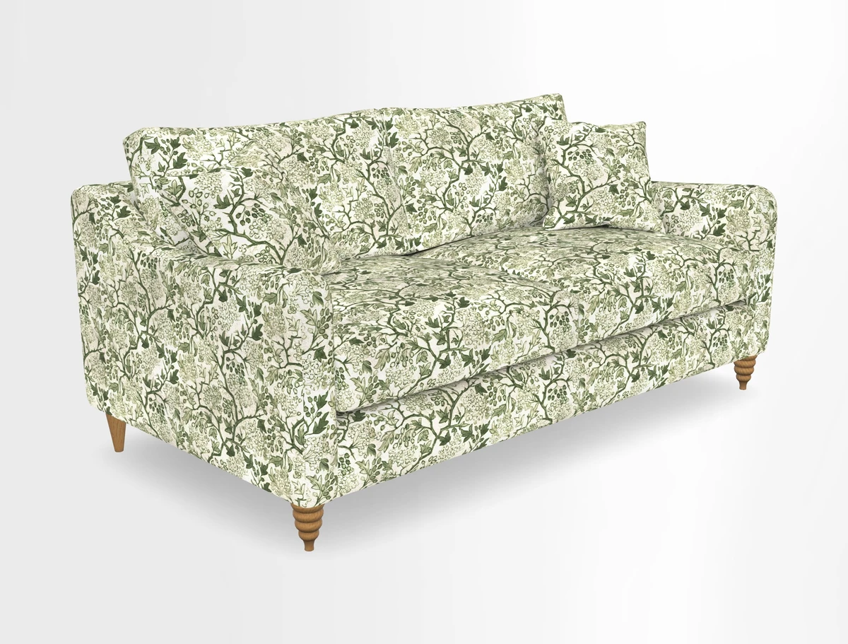 Rye 3 Seater Sofa in Herringbone Shadow