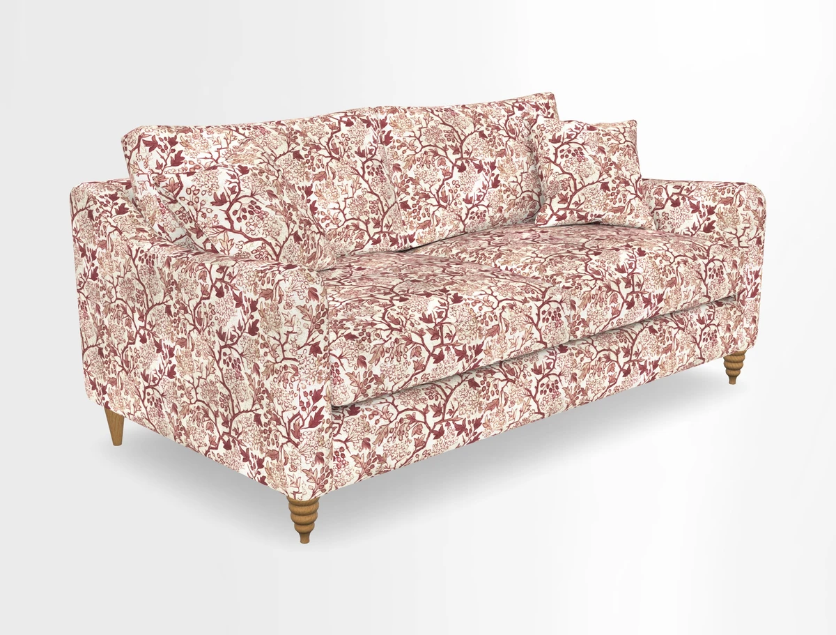 Rye 3 Seater Sofa in Herringbone Shadow