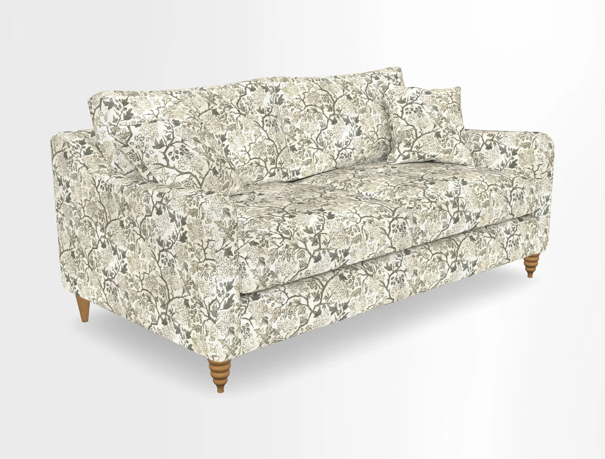 Rye 3 Seater Sofa in Herringbone Shadow