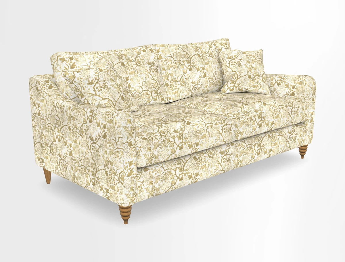 Rye 3 Seater Sofa in Herringbone Shadow