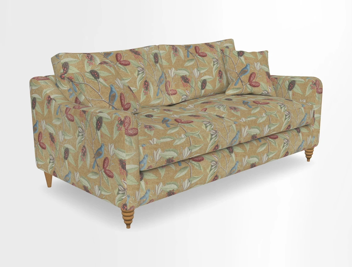 Rye 3 Seater Sofa in Herringbone Shadow