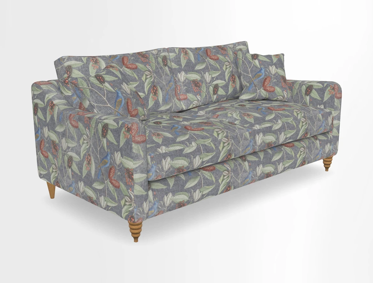 Rye 3 Seater Sofa in Herringbone Shadow