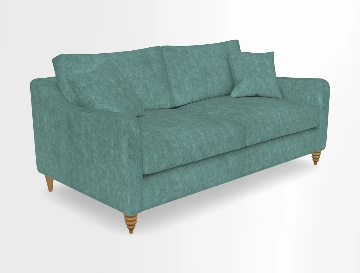 Rye 3 Seater Sofa in Herringbone Shadow