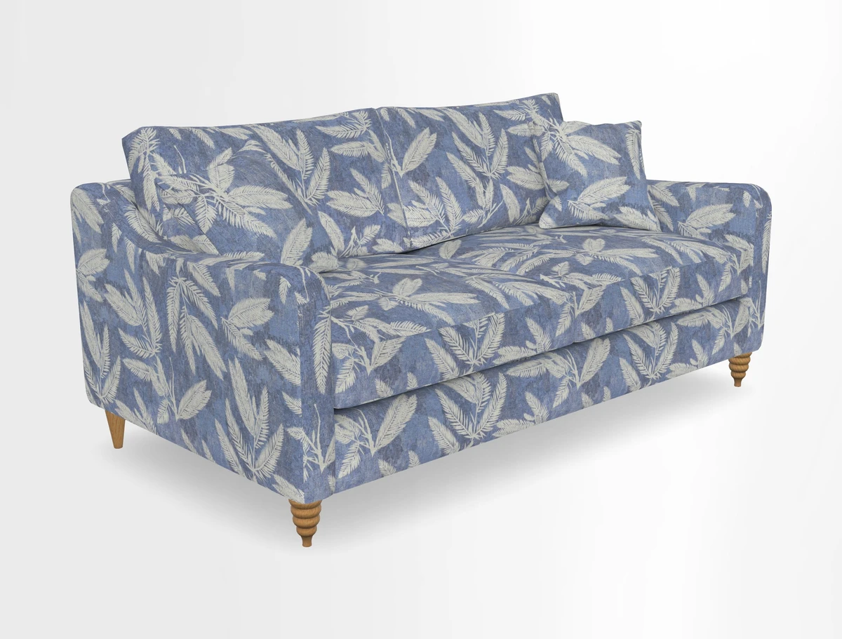 Rye 3 Seater Sofa in Herringbone Shadow