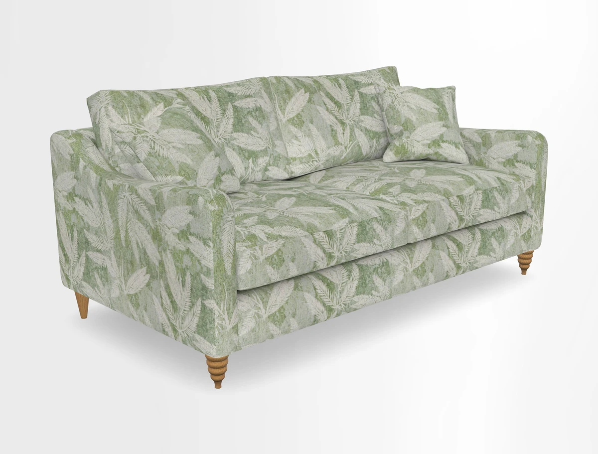 Rye 3 Seater Sofa in Herringbone Shadow