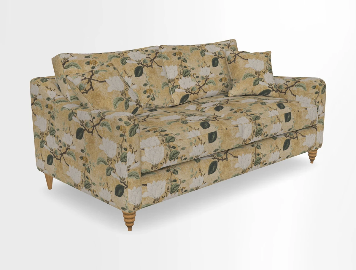 Rye 3 Seater Sofa in Herringbone Shadow