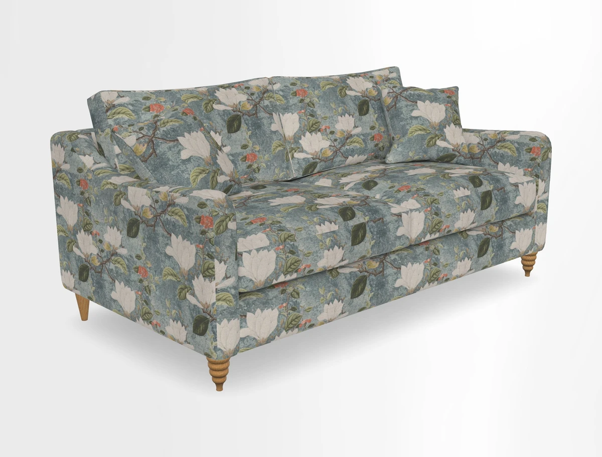 Rye 3 Seater Sofa in Herringbone Shadow
