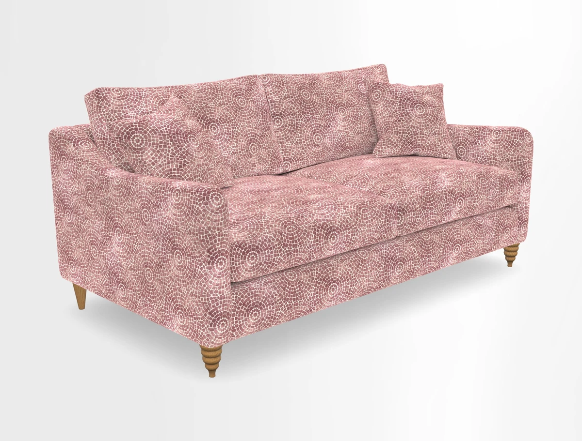 Rye 3 Seater Sofa in Herringbone Shadow