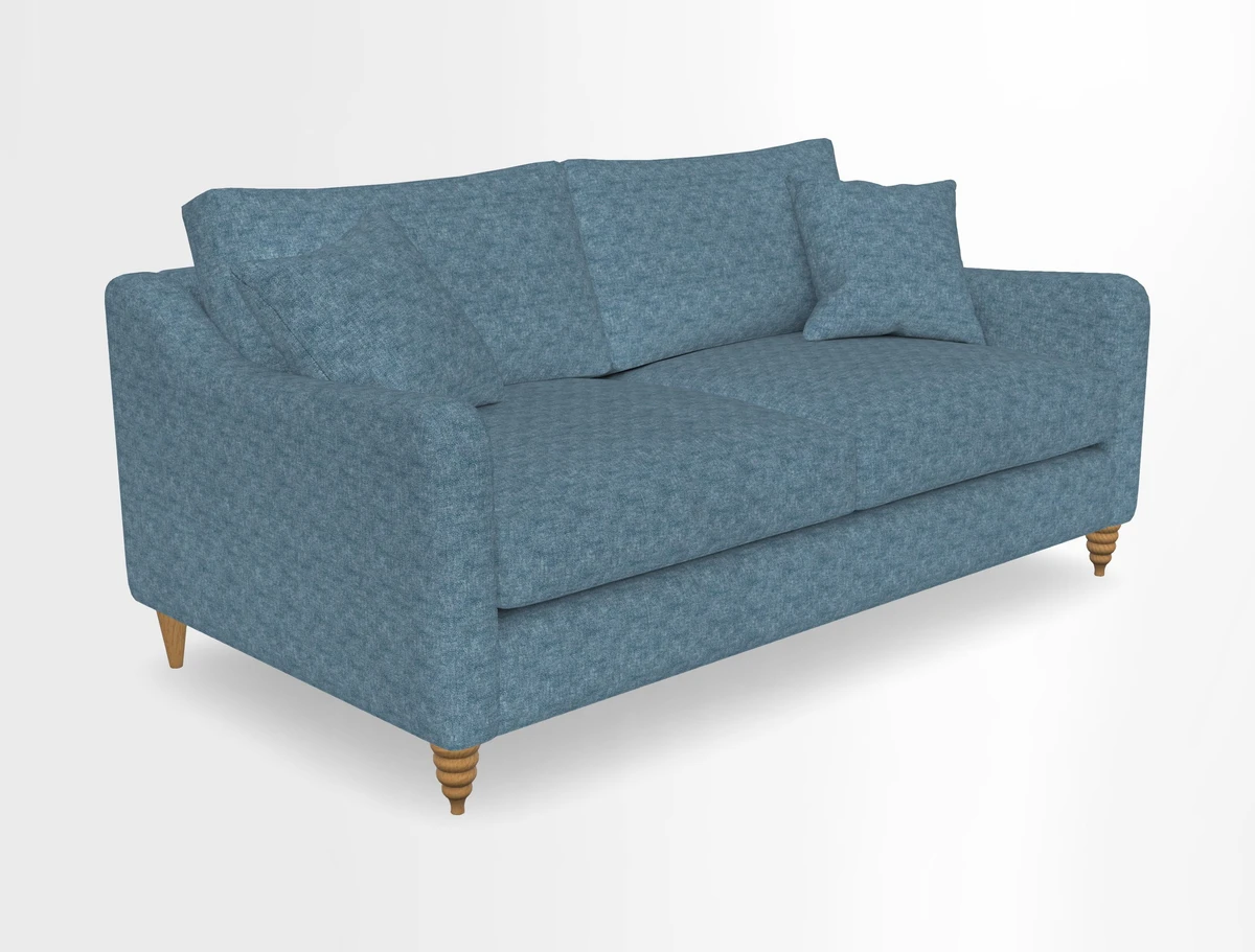 Rye 3 Seater Sofa in Herringbone Shadow