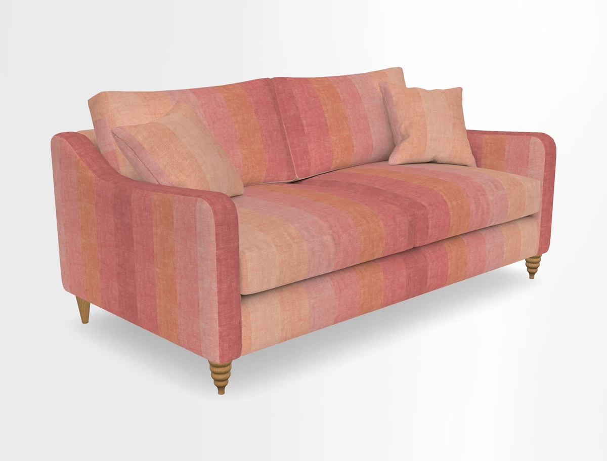 Rye 3 Seater Sofa in Herringbone Shadow