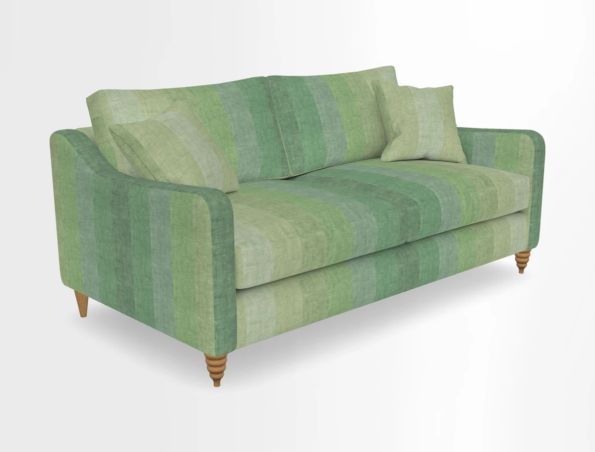 Rye 3 Seater Sofa in Herringbone Shadow