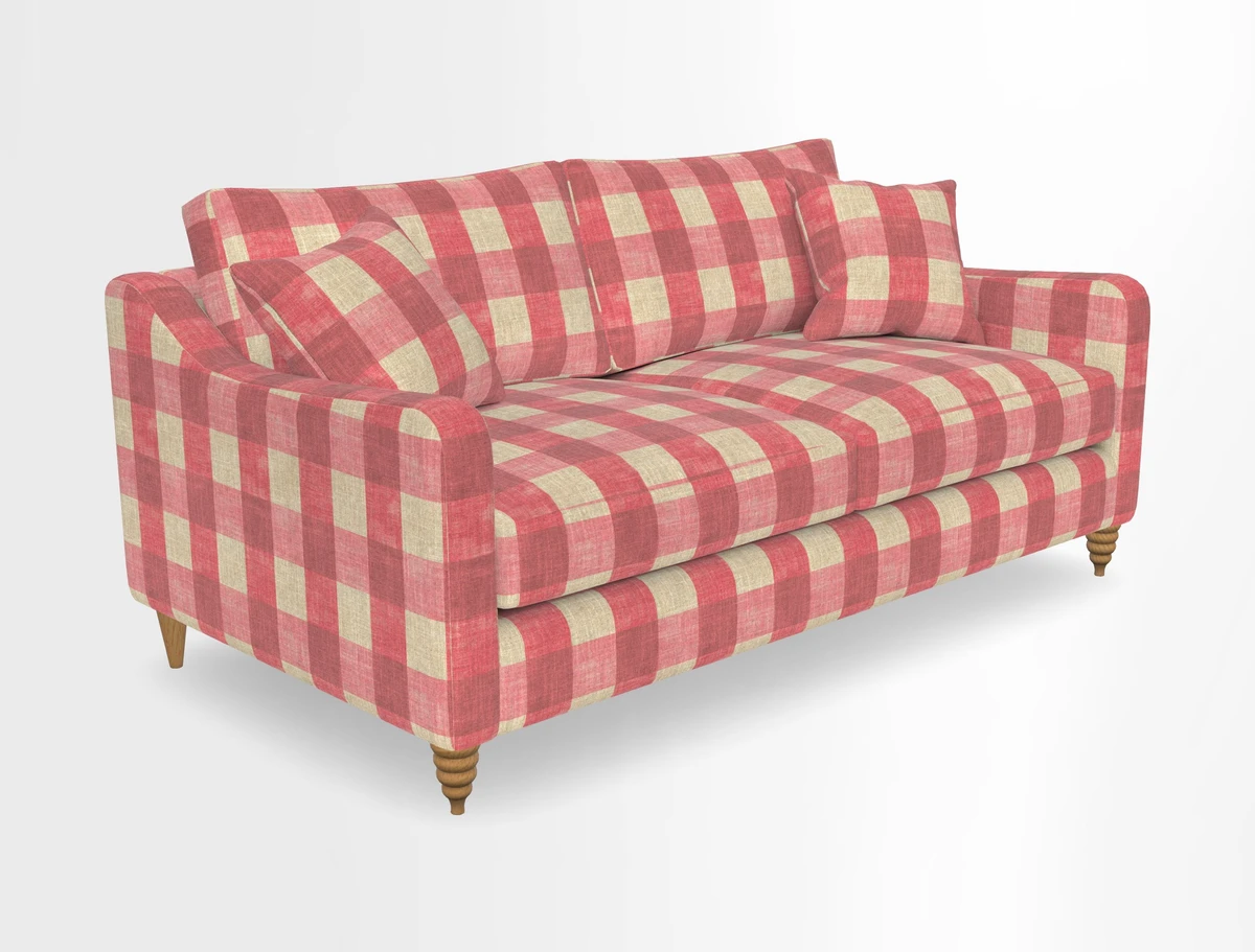 Rye 3 Seater Sofa in Herringbone Shadow