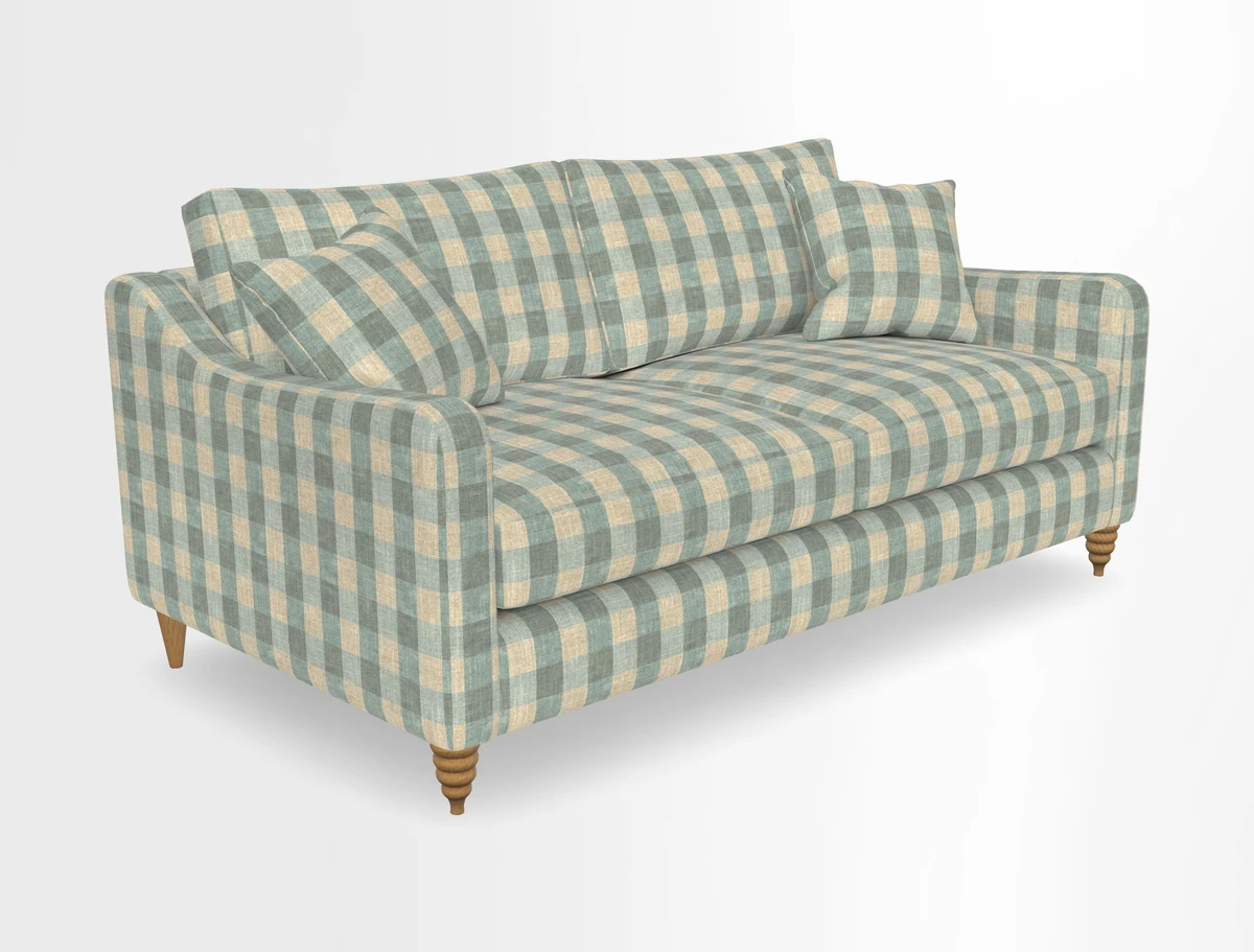 Rye 3 Seater Sofa in Herringbone Shadow