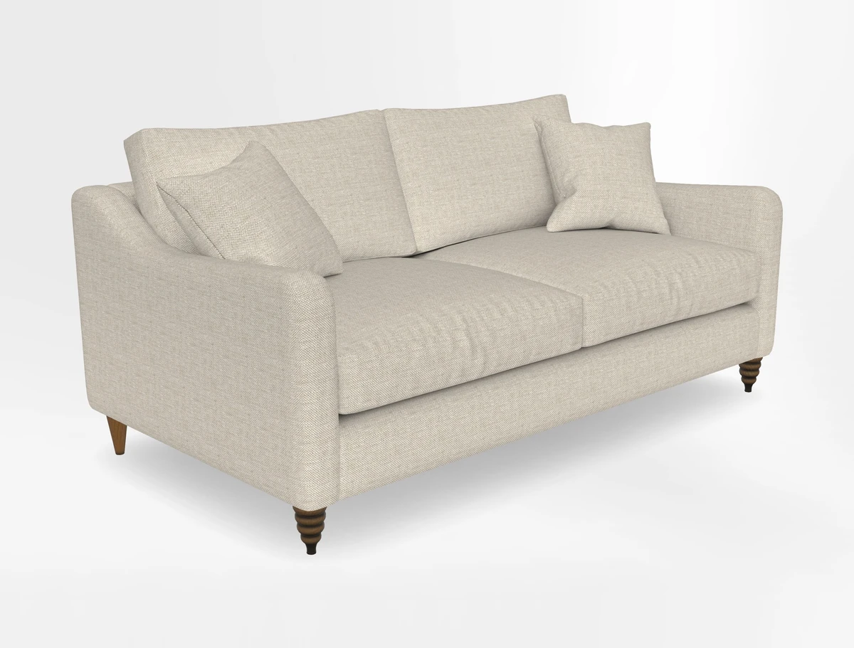 Rye 3 Seater Sofa in Herringbone Shadow