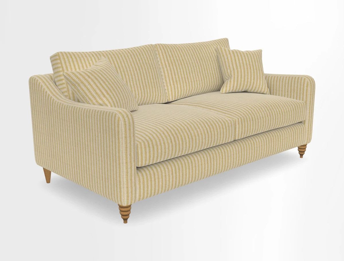 Rye 3 Seater Sofa in Herringbone Shadow