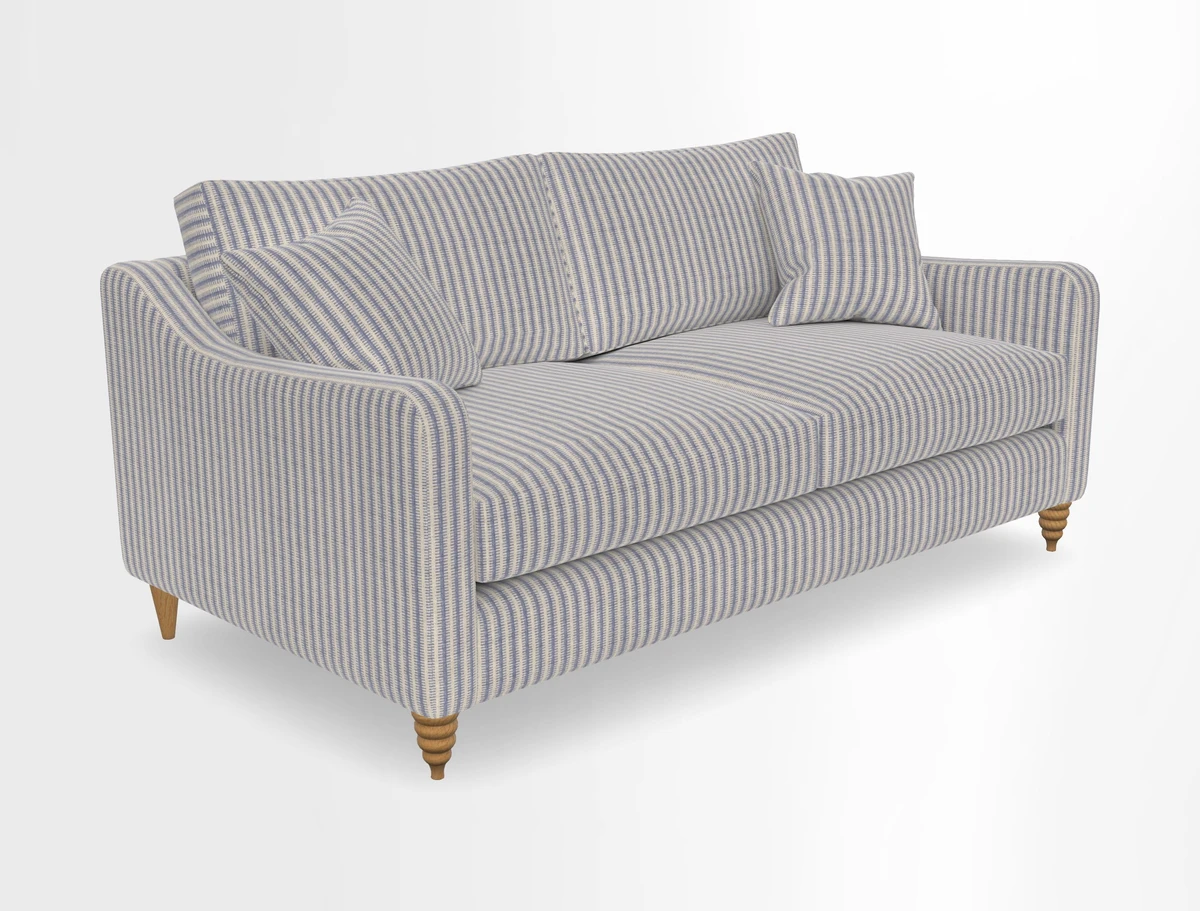 Rye 3 Seater Sofa in Herringbone Shadow