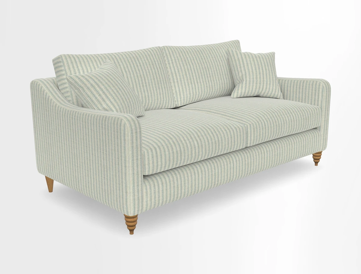 Rye 3 Seater Sofa in Herringbone Shadow