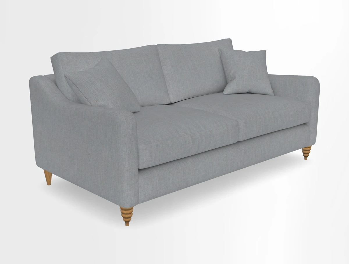 Rye 3 Seater Sofa in Herringbone Shadow