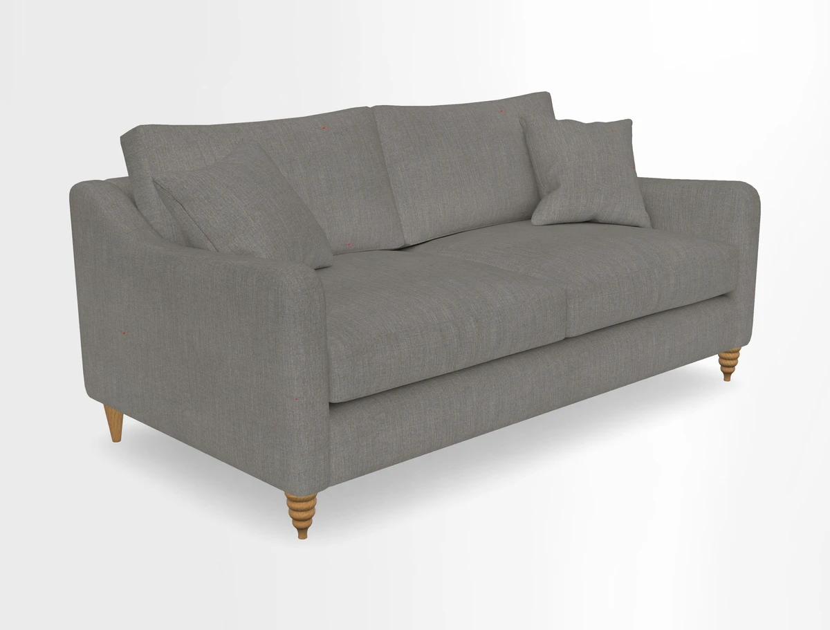 Rye 3 Seater Sofa in Herringbone Shadow