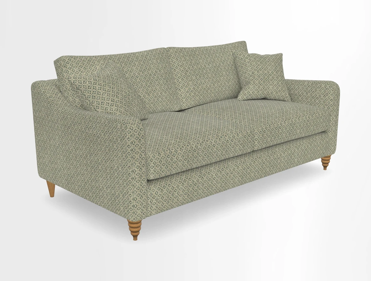 Rye 3 Seater Sofa in Herringbone Shadow