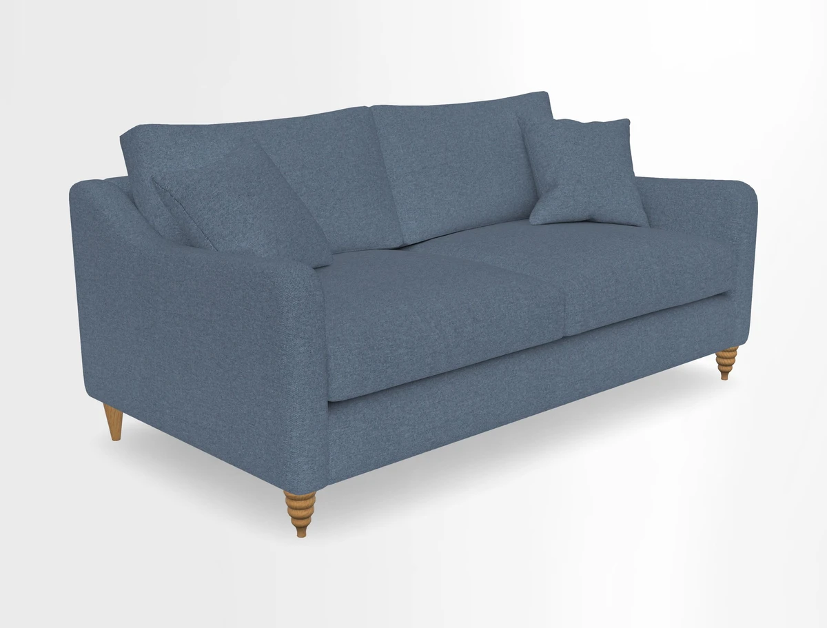 Rye 3 Seater Sofa in Herringbone Shadow
