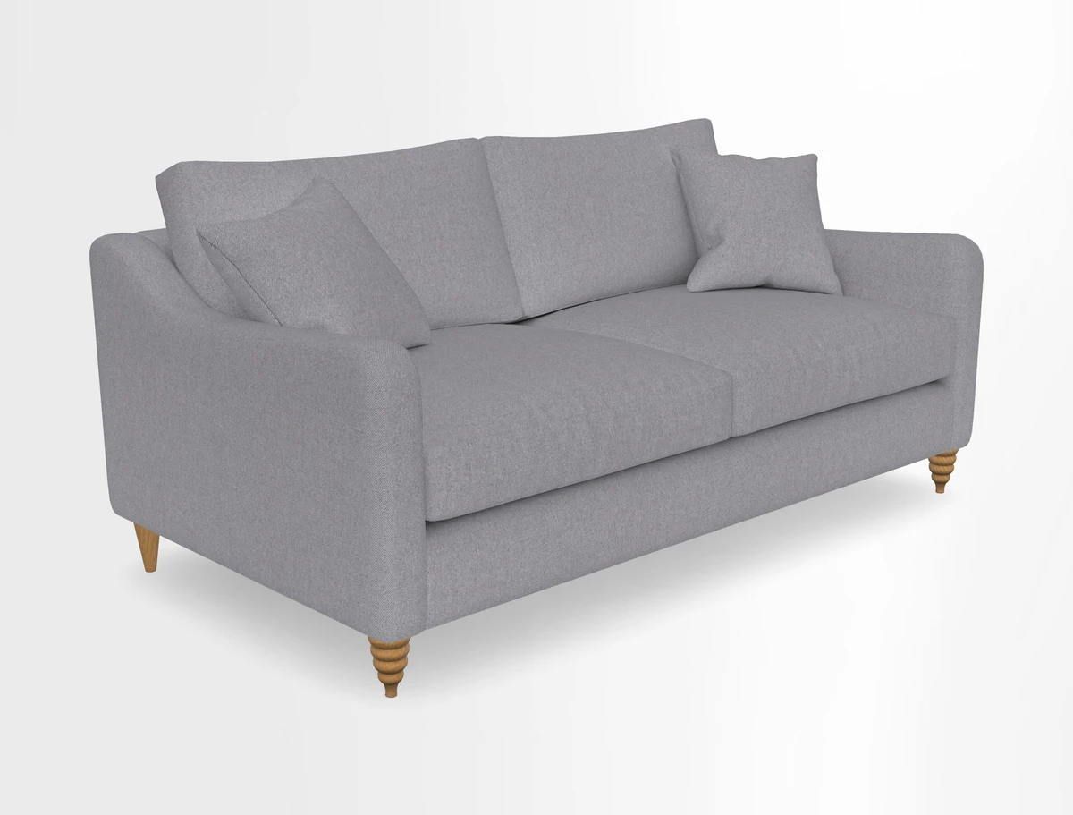 Rye 3 Seater Sofa in Herringbone Shadow